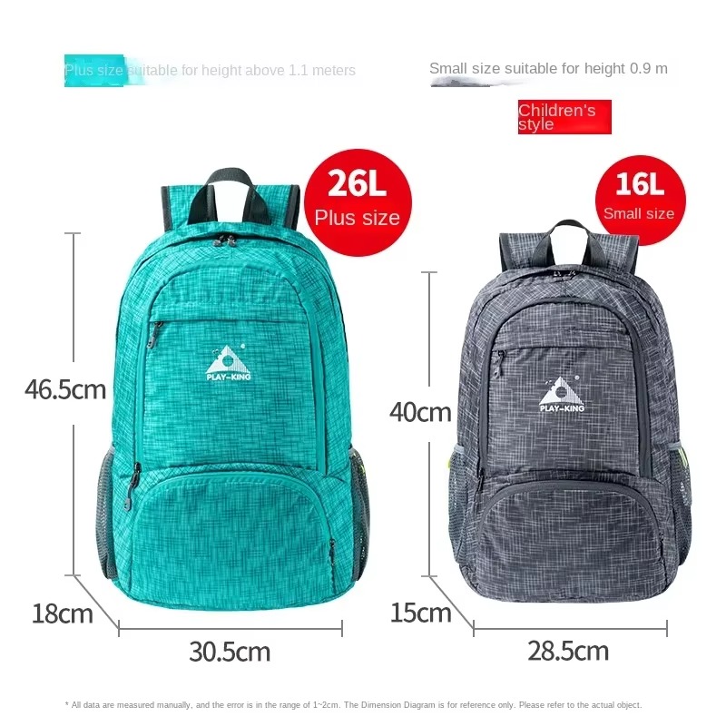 กระเป๋าเป้สะพายหลังแบบพับได้ น - Foldable Backpack Small บทวิจารณ์และราคา
